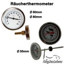 Räucherthermometer für Räucherofen und Räucherschrank bis +120 Grad in 3 Größen