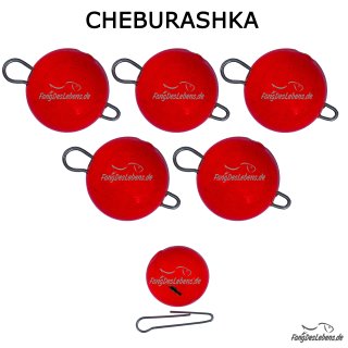 Jigkopf Cheburashka rot