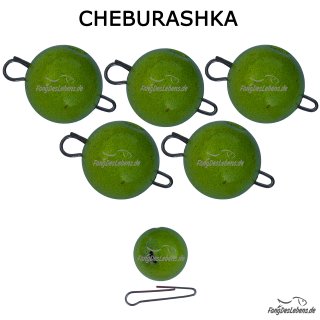 Jigkopf Cheburashka grün