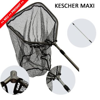 Kescher MAXI 6897 - 2,45m Großfischkescher