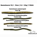 Gummiwurm (1 St&uuml;ck) 12,5cm | 3,6g in 4 Farben