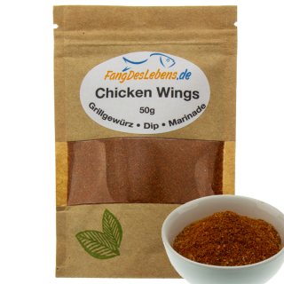 Grillgewürz | Trockenmarinade BBQ Chicken Wings 50g
