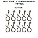 Snap Hook - Fliegen Verbinder Gr. S - 5mm (GP 0,30 EUR/St.)
