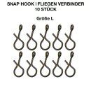 Snap Hook - Fliegen Verbinder Gr. L - 7,5mm (GP 0,34...
