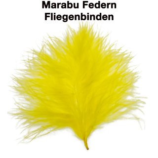 Marabou Federn 02 Gelb
