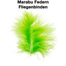 Marabou Federn 03 Neongr&uuml;n