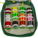 Bindefaden Set 2 - 12 Spulen in Nylontasche, Floss Nr. 0901