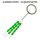Schnurstopper | Gummistopper 1 Ring = 15 Stopper Neongrün