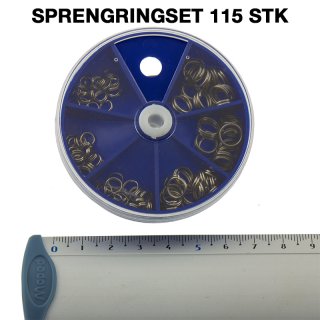 Sprengring Sortiment Box - 115 Teile - Splitring