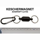 Magnetclip f&uuml;r Kescher - 2,2 kg Tragkraft