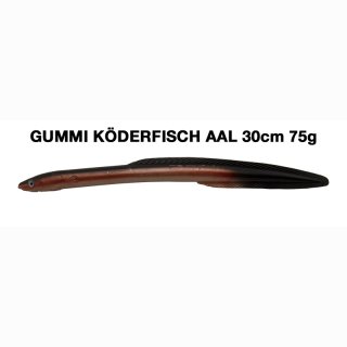 Gummiaal, Gummifisch Aal-Imitat 30cm | 75g