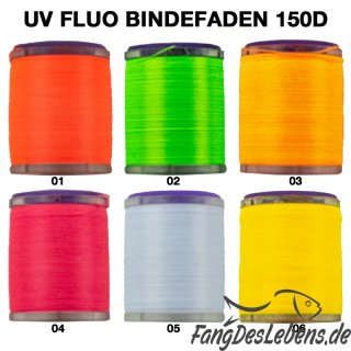 Bindefaden UV Fluo 150 D / 250yds=228m