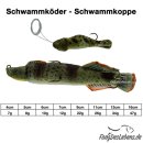 SchwammKöder Grün, Huchen, Raubfisch,...