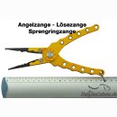 Angelzange, L&ouml;sezange Gr&ouml;&szlig;e 02 - 18cm, Schwarz/Gold