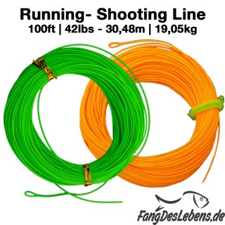 Shooting Line 100ft  | 42lbs mit einer Schlaufe