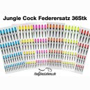 Jungle Cock Feder Ersatz, 36 St&uuml;ck