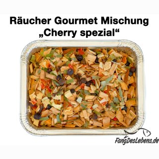 Räucher-Gourmet-Mischung Cherry spezial 75g + Schale
