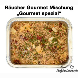 Räucher-Gourmet-Mischung Gourmet spezial 75g + Schale