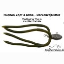 Huchen Zopf handgearbeitet - Fischkopf Olive 17cm 41g - 4...