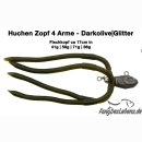 Huchen Zopf handgearbeitet - Fischkopf Olive 17cm 86g - 4...