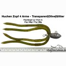 HuchenZopf handgearbeitet - Fischkopf Olive 17cm 41g - 4...